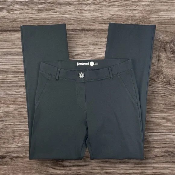 BETABRAND Classic Straight Leg Yoga Dress Pants Size M - Picture 5 of 16
